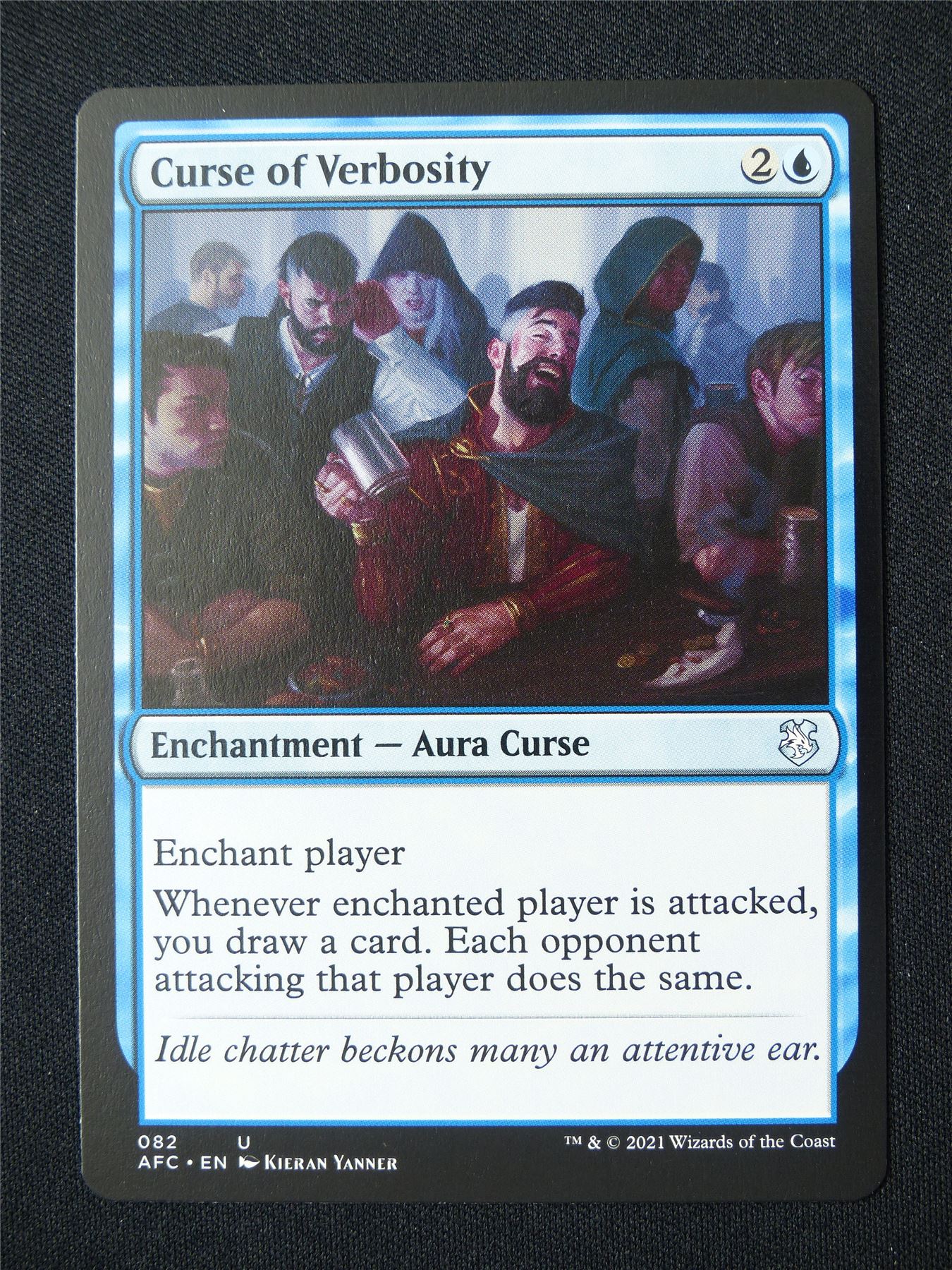 Curse of Verbosity - AFC - Mtg Card #4U9