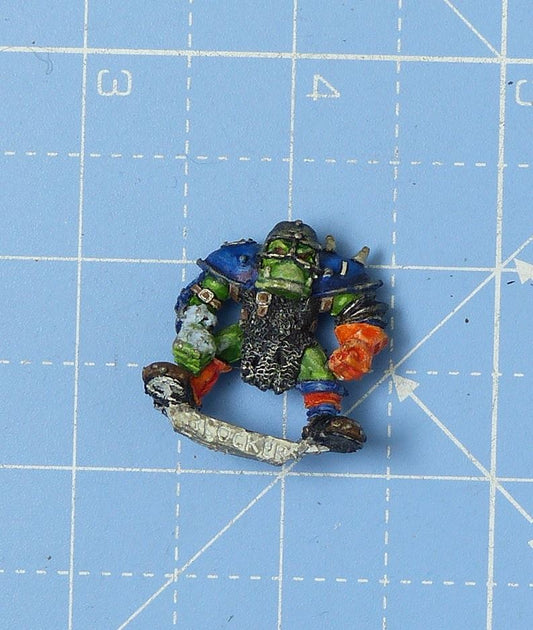 Classic Metal Orc Blocker - Warhammer Blood Bowl #2L5