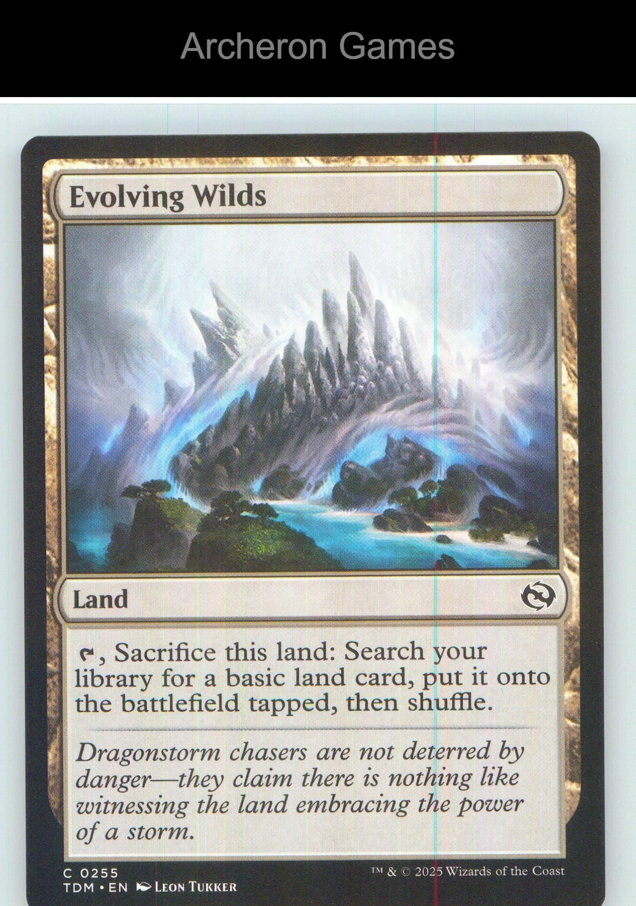 Evolving Wilds TDM 255 C MTG Card NM/EX+