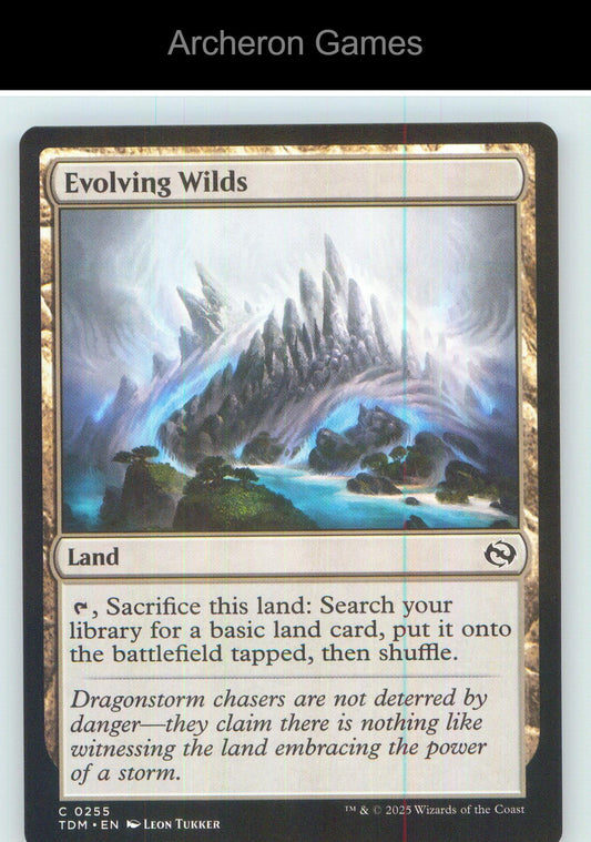 Evolving Wilds TDM 255 C MTG Card NM/EX+