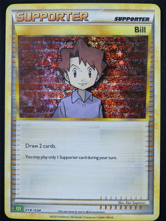 Bill 018/034 Holo CLV - Classic Pokemon Card #4AX