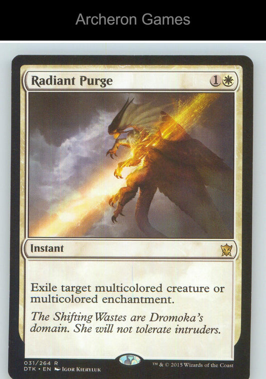 Radiant Purge DTK 31 R MTG Card NM/EX+