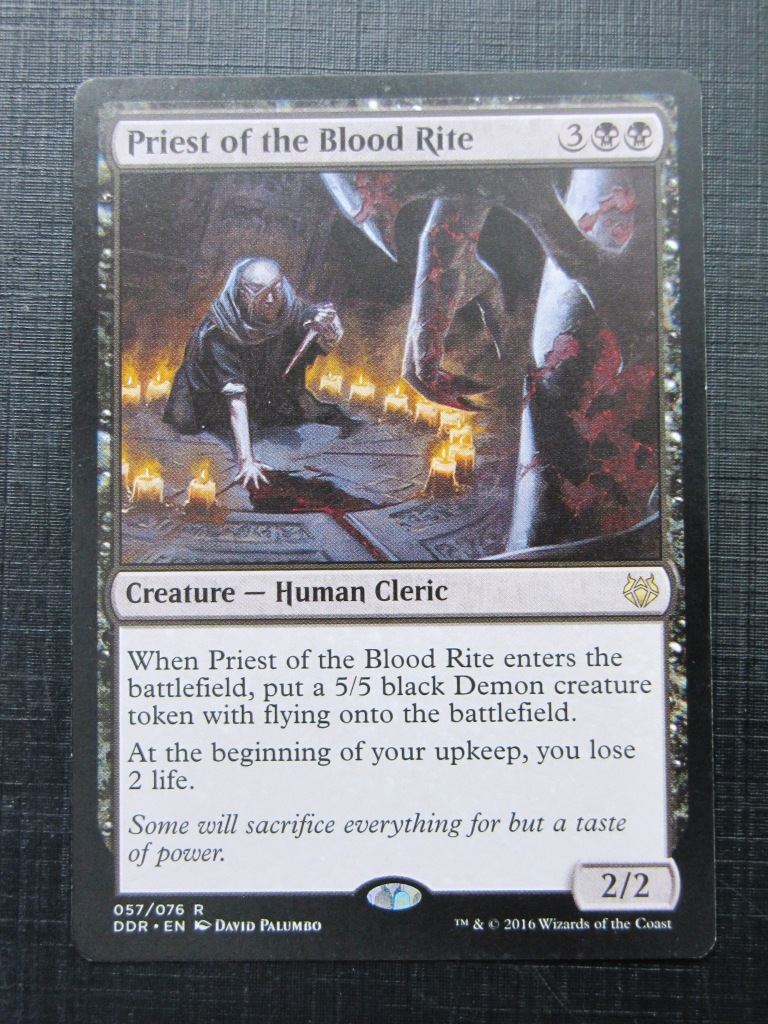 Priest of the Blood Rite - Mtg Magic Card # D52