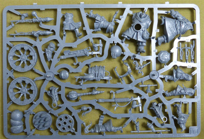 Grand Cannon & Fire Rain Rocket Battery incomplete sprue - Grand Cathay - Warhammer Old World #2EY