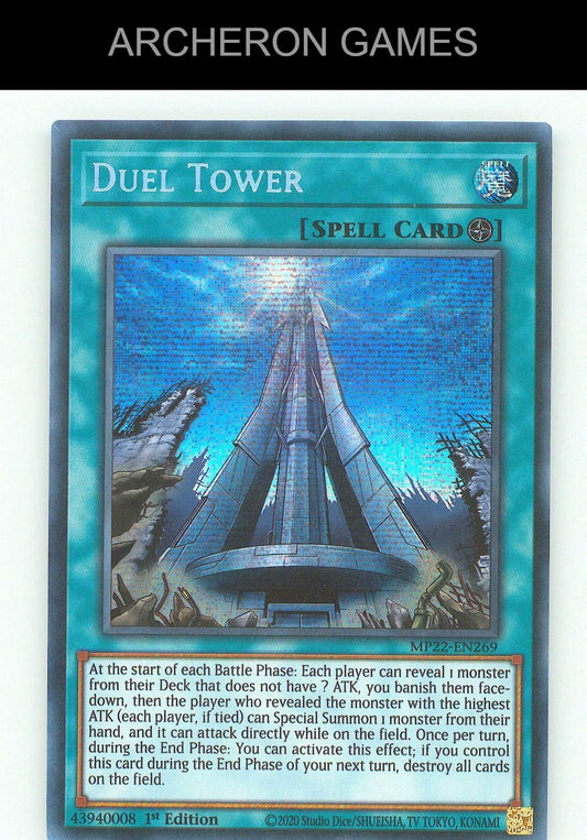 Duel Tower SEC YUGIOH Card