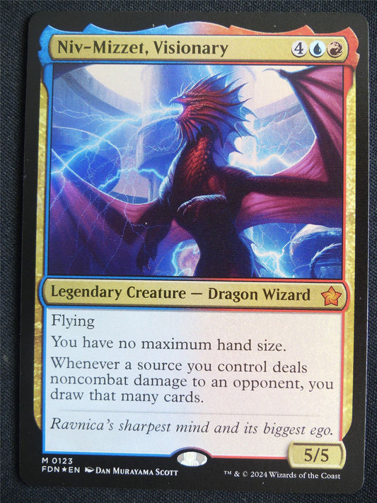 Niv-Mizzet Visionary Foil - FDN - Mtg Card #3IV