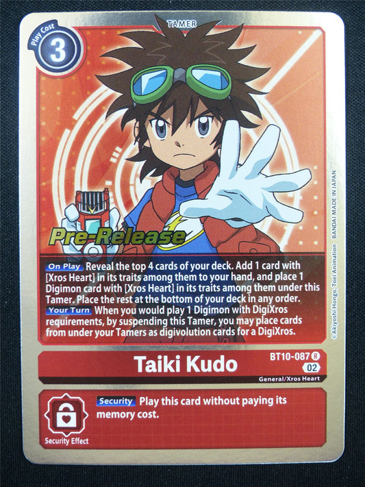 Taiki Kudo BT10-087 R Promo - Digimon Card #20W
