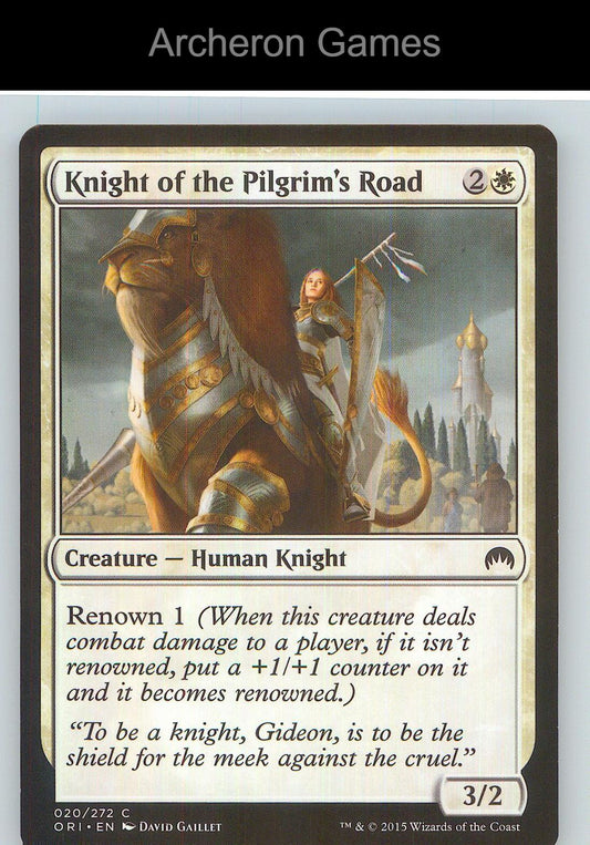 Knight of the Pilgrim's Road ORI 20 C MTG Card NM/EX+
