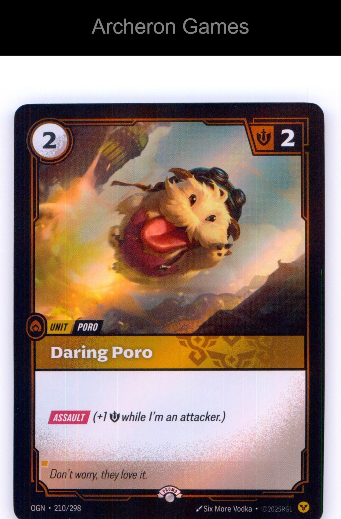 Daring Poro OGN 210/298 C Origins Riftbound Card