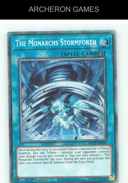 The Monarchs Stormforth Starlight Rare YUGIOH Card 1st Edition