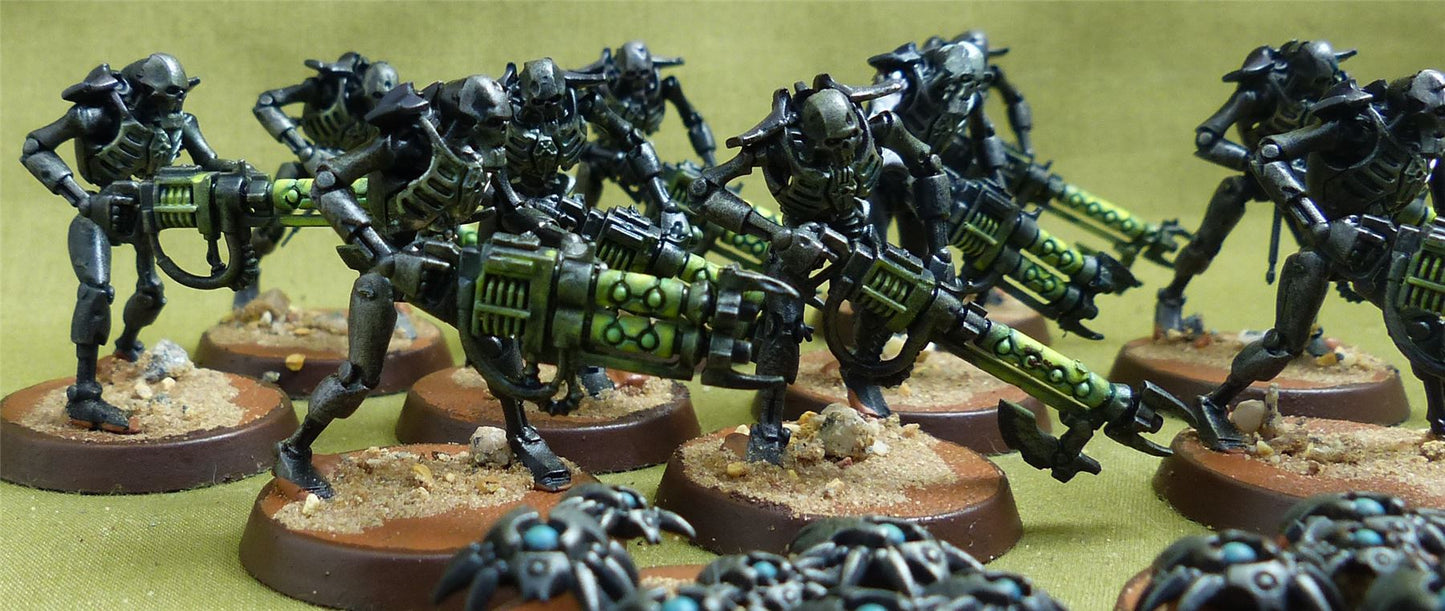 Necron Warriors painted - Necrons - Warhammer 40K #409