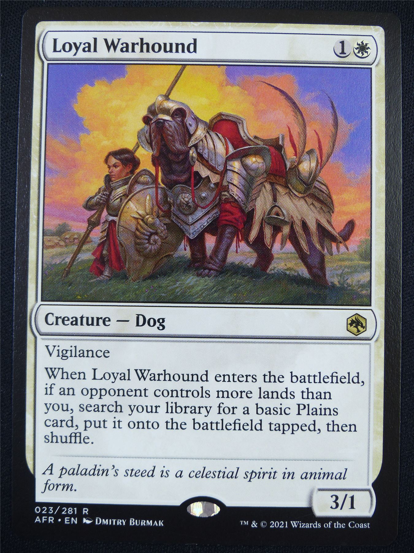 Loyal Warbound - AFR - Mtg Card #5B3