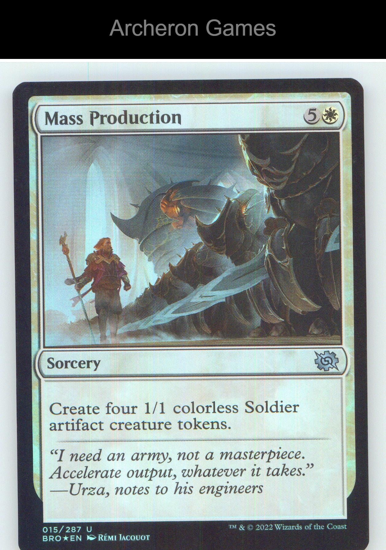 Mass Production BRO 15 UC MTG Card NM/EX+