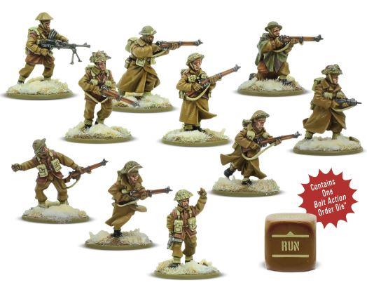 British Infantry Section (Winter) - British - Bolt Action - Warlord Games