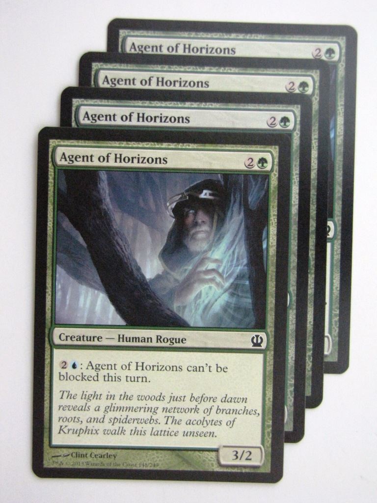 MTG Magic Cards: AGENT OF HORIZONS x4 Theros playset # 23J52