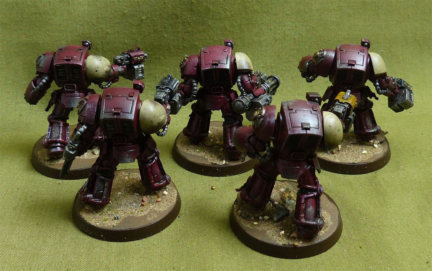 Terminator Squad painted - Space Marines - Warhammer 40K #1BC