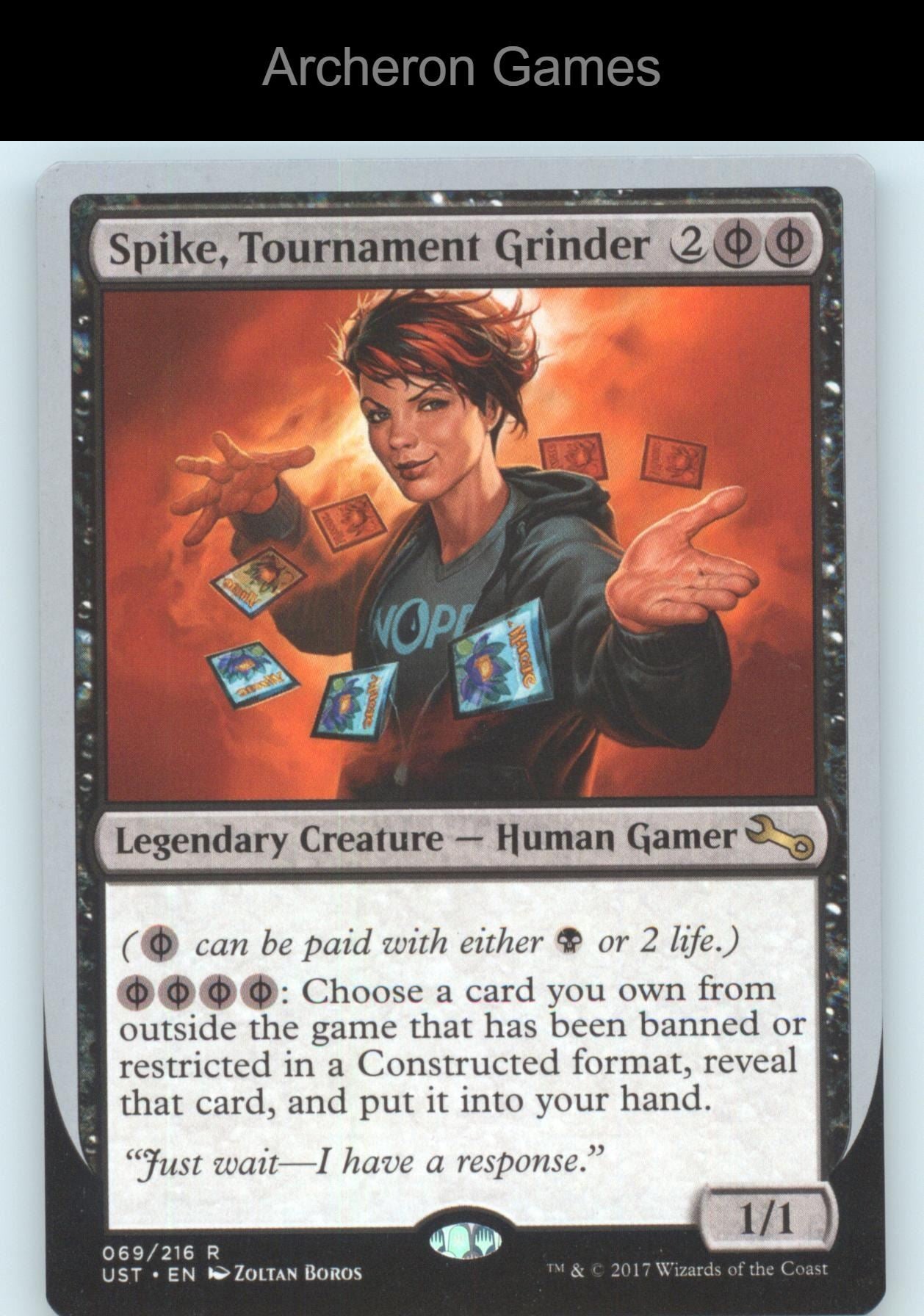 Spike, Tournament Grinder 69 R MTG Card Unstable
