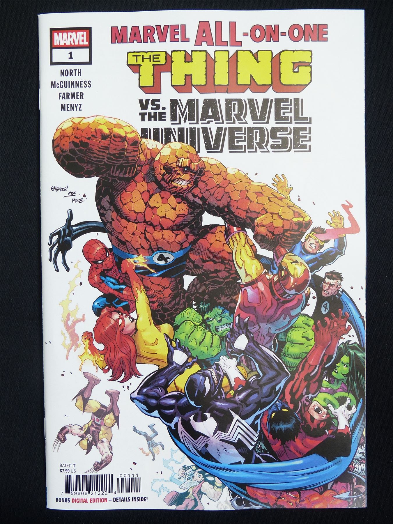 The THING vs the Marvel Universe #1 - Oct 2025 Marvel Comic #39D