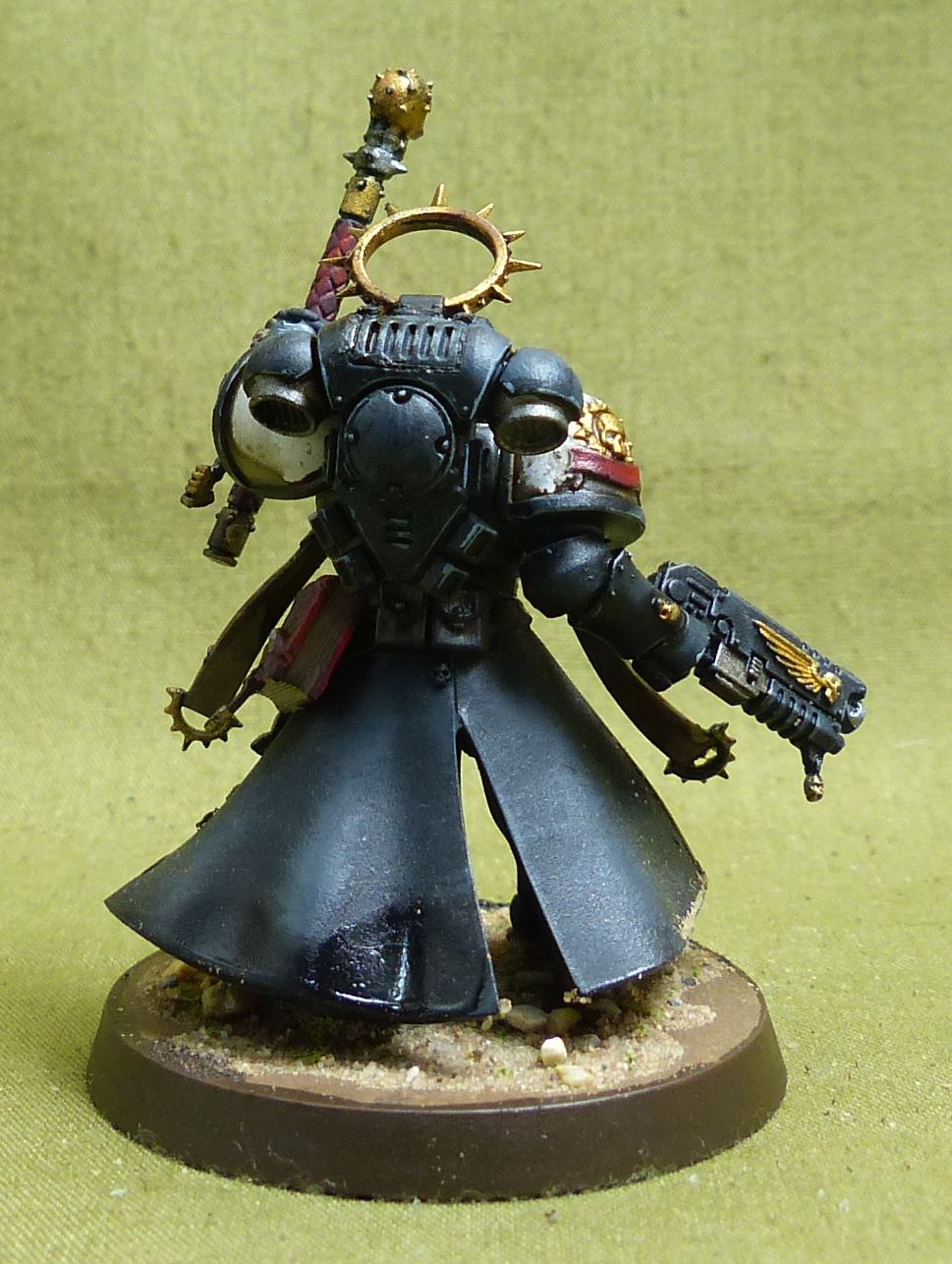 Chaplain painted - Blood Angels - Warhammer 40K #3ZD