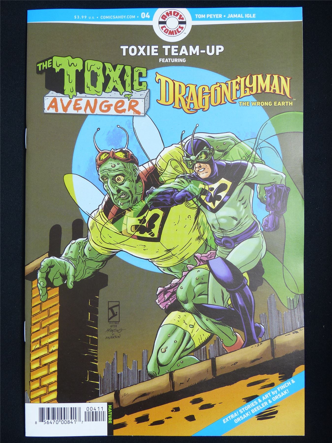TOXIE Team-Up: The Toxic Avenger / Dragonflyman #4 - Oct 2025 Ahoy Comic #4V7