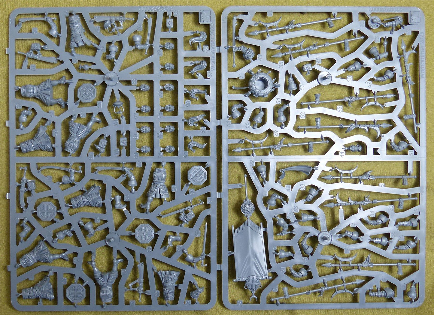 Jade Warriors incomplete sprue - Grand Cathay - Warhammer Old World #2EX