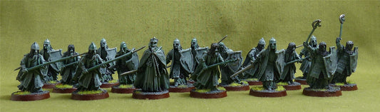 Classic Metal Warriors of the Dead set of 18 painted OOP - Warhammer Middle-Earth #2EH
