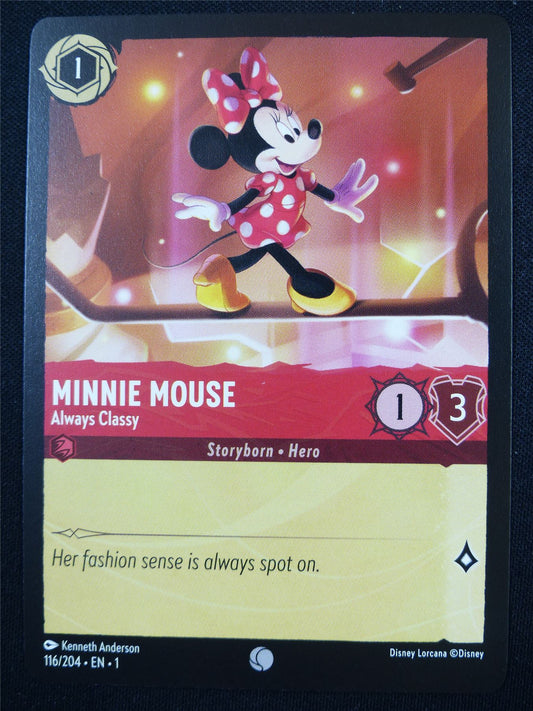Minnie Mouse Always Classy 116/204 - Lorcana Card #4PY