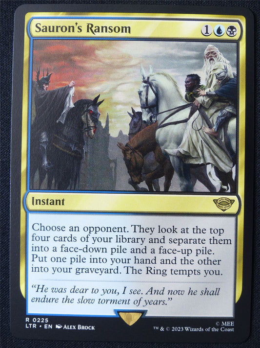 Sauron's Ransom - LTR - Mtg Card #1Q6