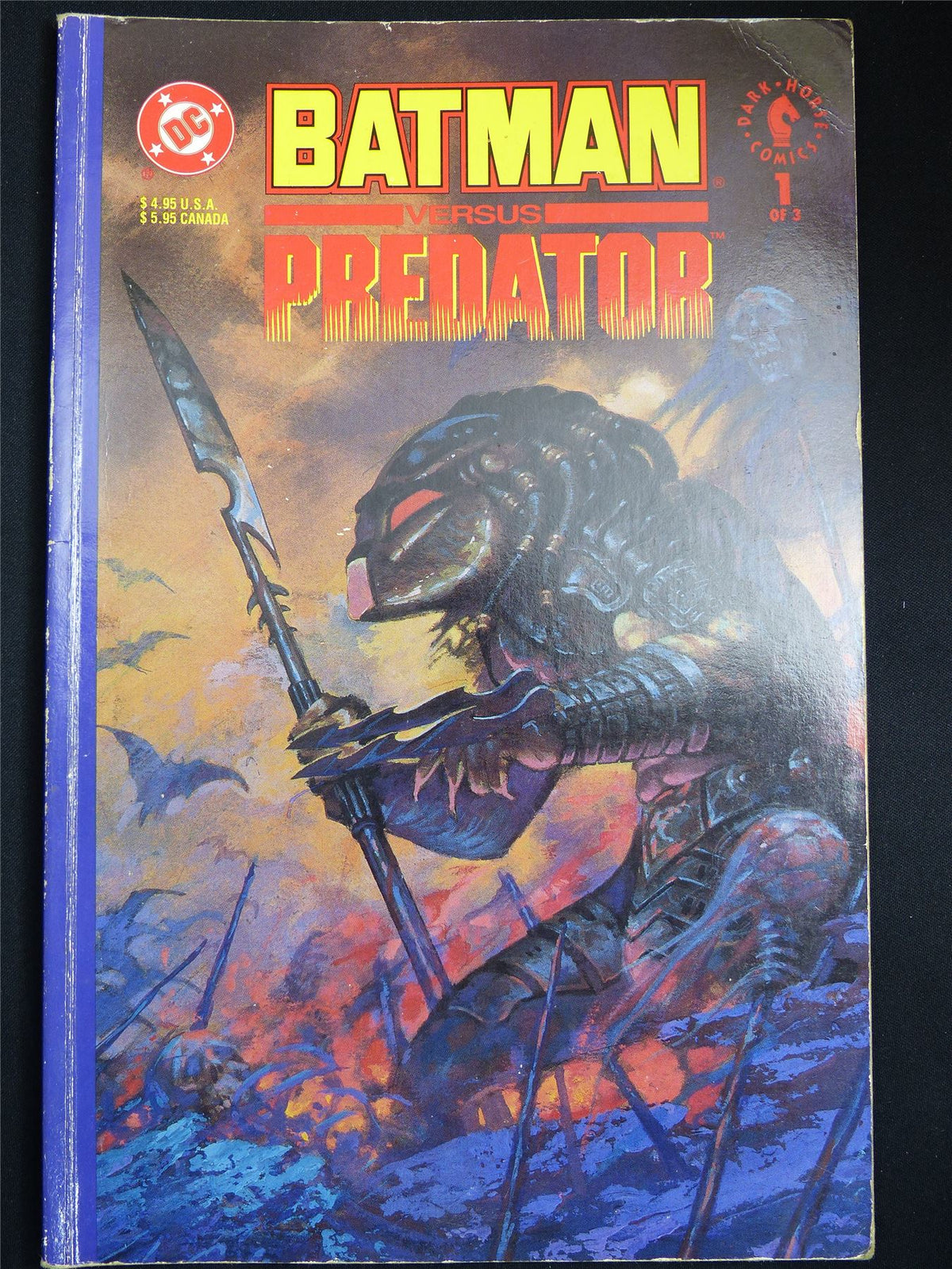 BATMAN versus Predator #1 Cvr A - DC Comic #3X6