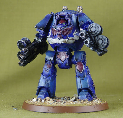 Contemptor Dreadnought - Crimson Fists - Painted - Warhammer 40K #E4