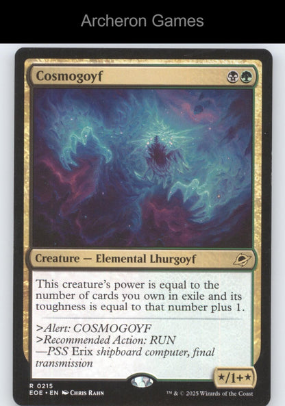 Cosmogoyf 215 R MTG Card Edge of Eternities