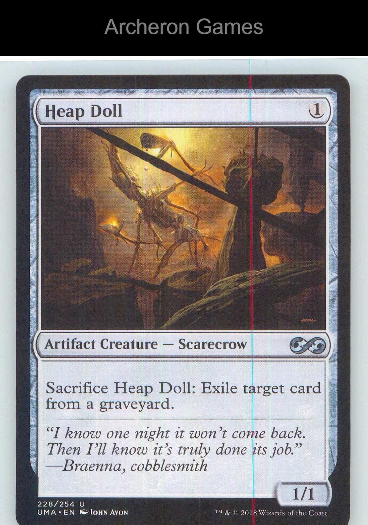 Heap Doll UMA 228 UC MTG Card NM/EX+