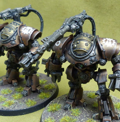 Castellax Battle-automata Maniple painted - Mechanicum - Warhammer Horus Heresy #EP