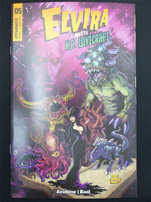 ELVIRA Mets H.P. Lovecraft #5 - Jun 2024 Dynamite Comic #209