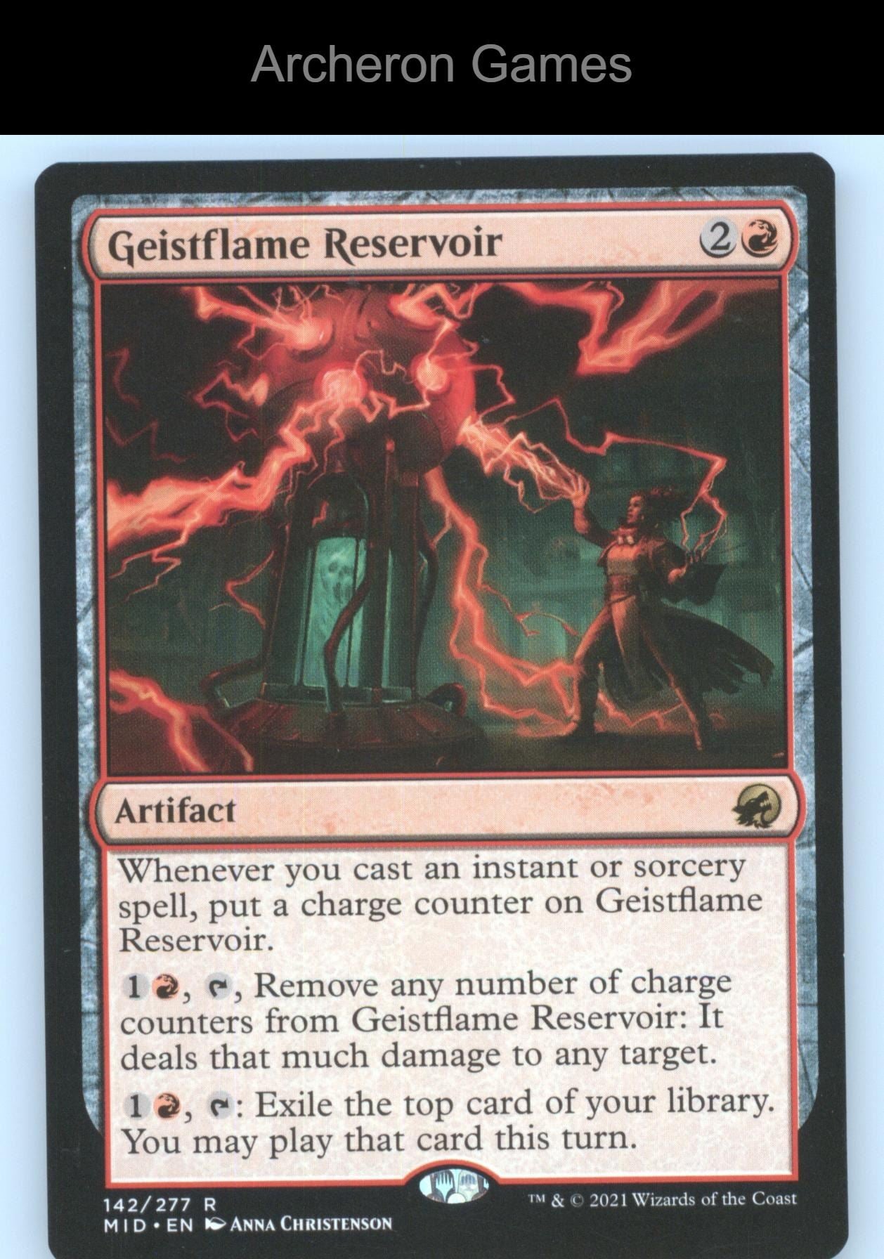 Geistflame Reservoir 142 R MTG Card Innistrad: Midnight Hunt