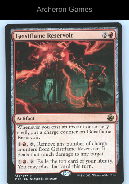 Geistflame Reservoir 142 R MTG Card Innistrad: Midnight Hunt