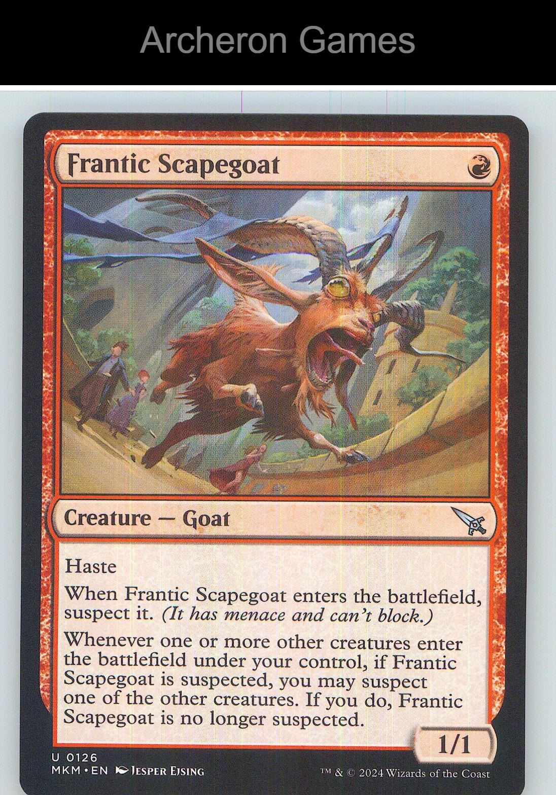 Frantic Scapegoat MKM 126 UC MTG Card NM/EX+