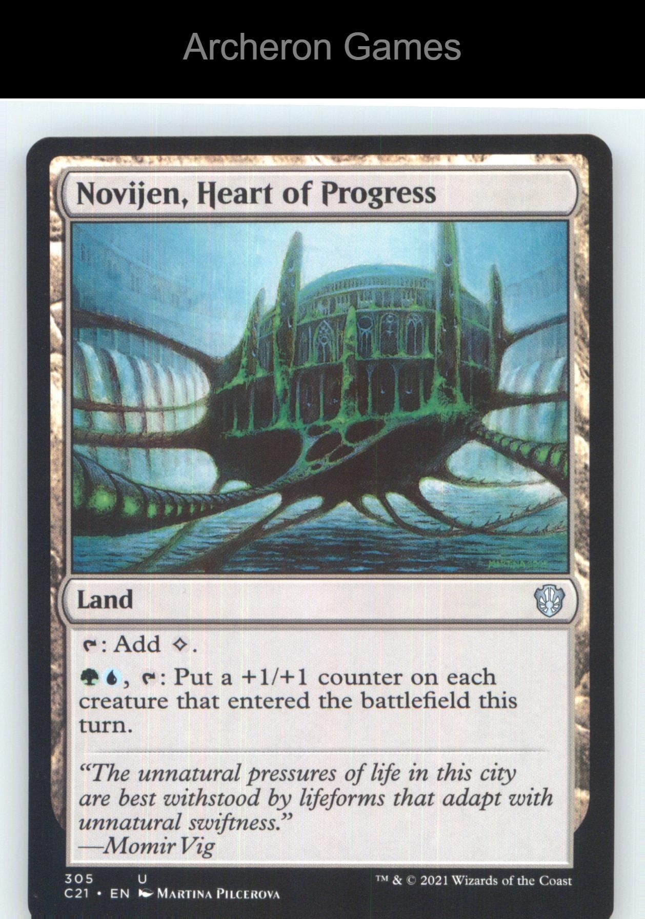 Novijen, Heart of Progress C21 305 UC MTG Card NM/EX+