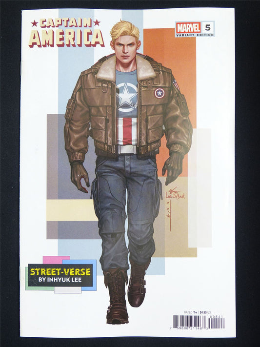 CAPTAIN America #5 Street Variant - Jan 2026 Marvel Comic #6HJ