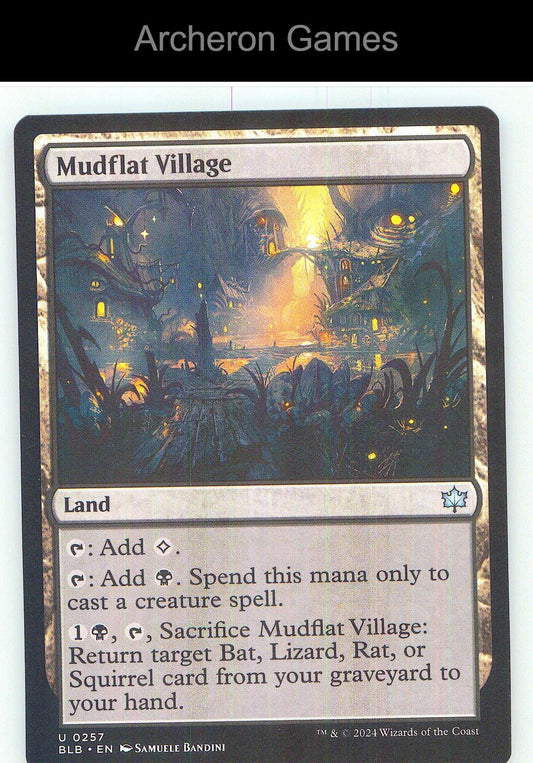 Mudflat Village BLB 257 UC MTG Card NM/EX+