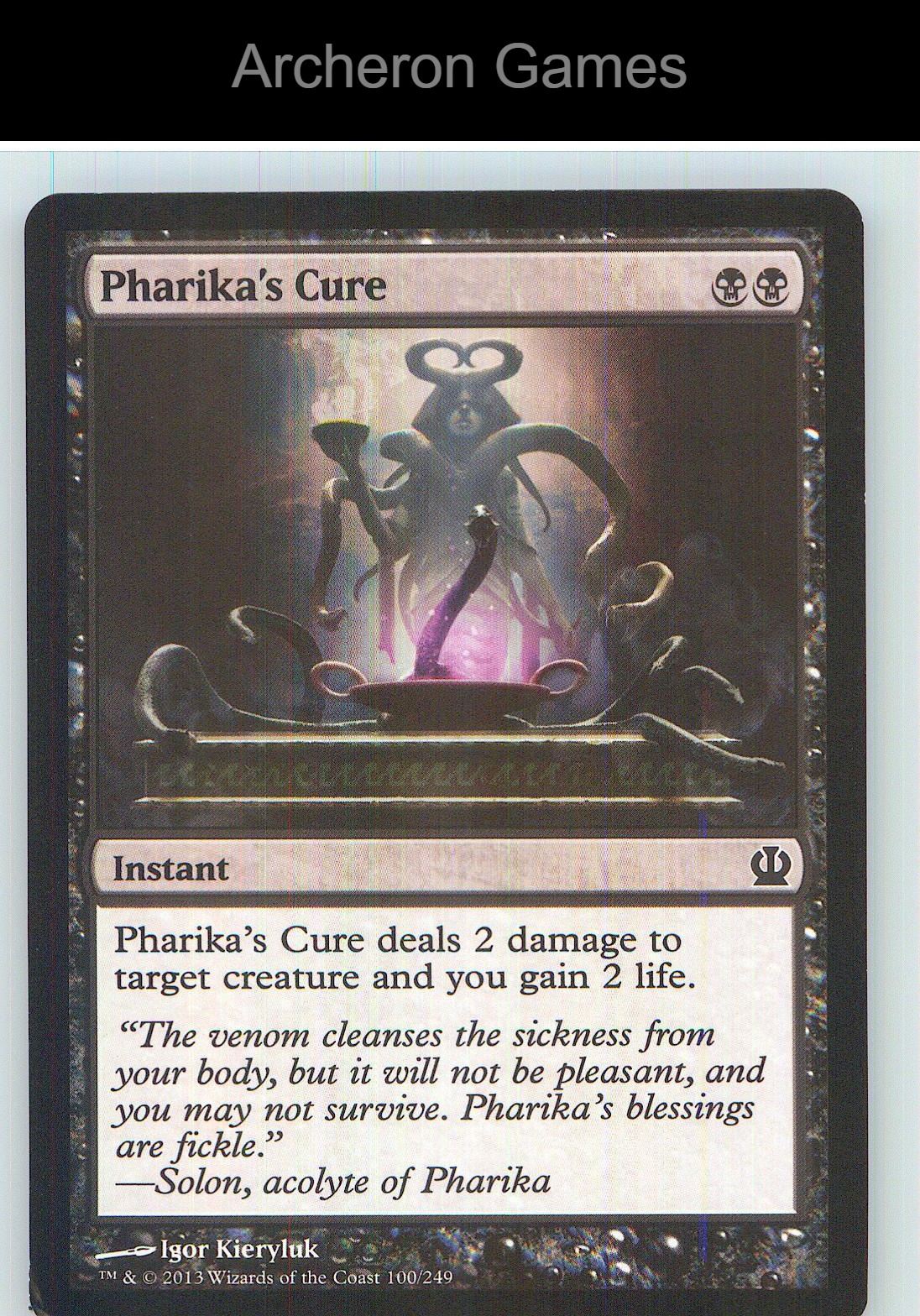 Pharika's Cure THS 100 C MTG Card NM/EX+