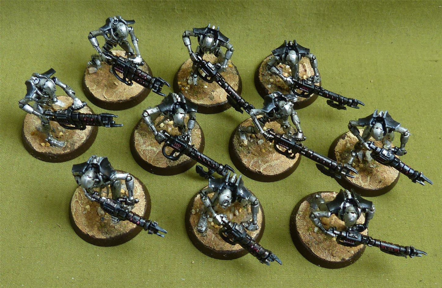Necron Warriors painted - Necrons - Warhammer 40K #1B6