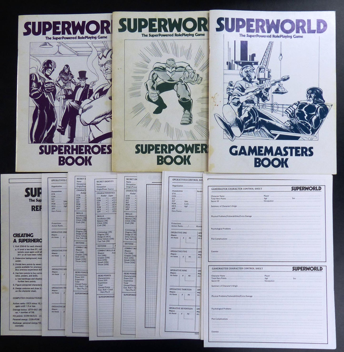 Superworld: Superpowered Roleplaying Game Classic OOP #1XN