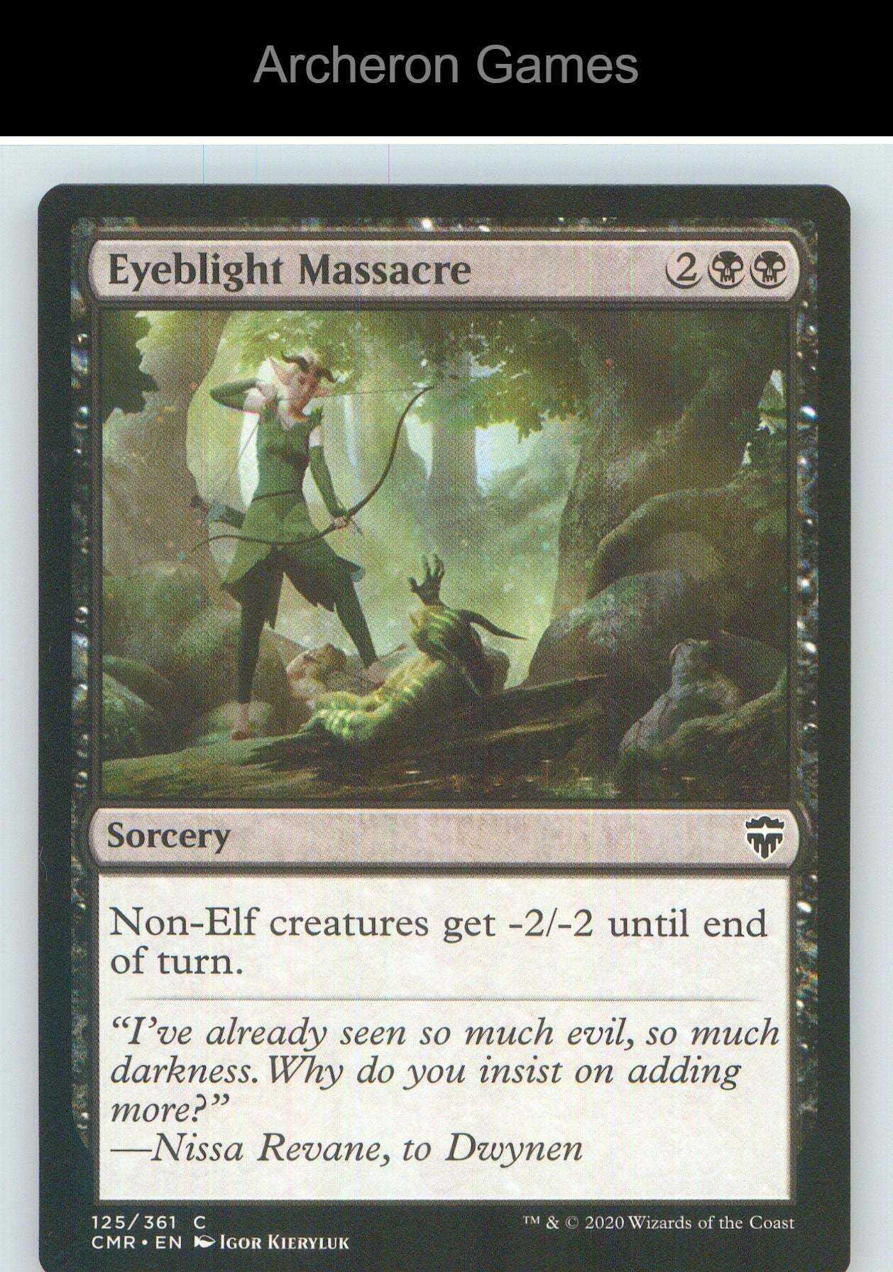 Eyeblight Massacre CMR 125 C MTG Card NM/EX+