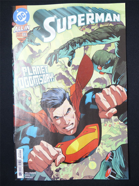 SUPERMAN #22 - B&B Mar 2025 DC Comic #7T9