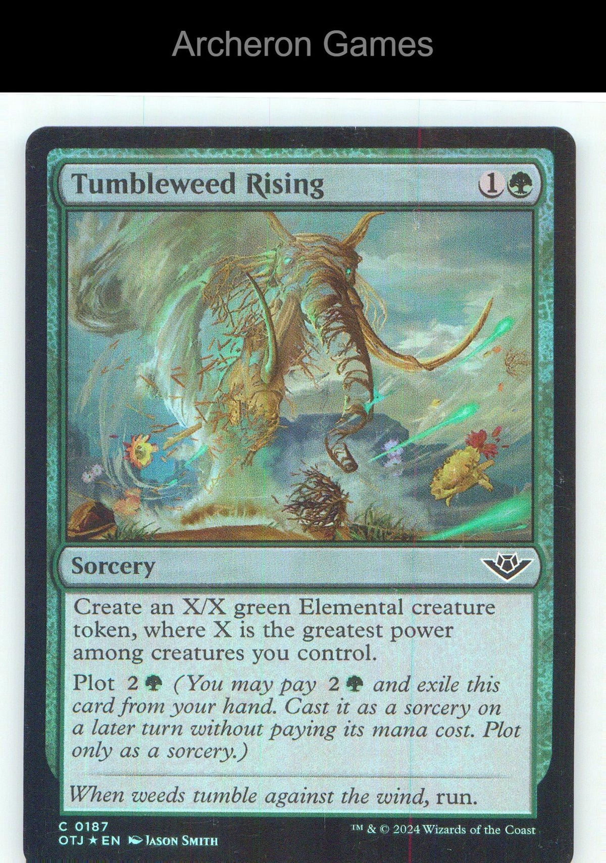 Tumbleweed Rising OTJ 187 C MTG Card NM/EX+ Foil