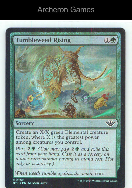 Tumbleweed Rising OTJ 187 C MTG Card NM/EX+ Foil