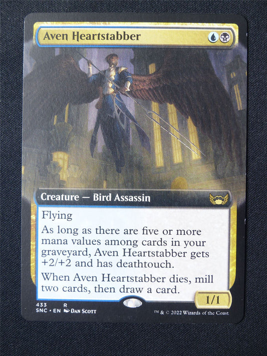 Aven Heartstabber Extended Art - SNC - Mtg Card #5BJ