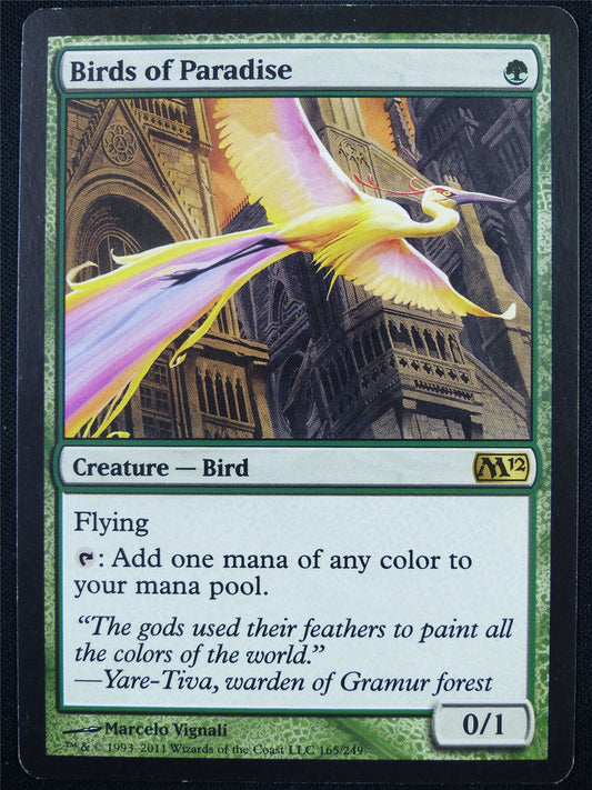 Birds of Paradise - M12 - Mtg Card #ZN