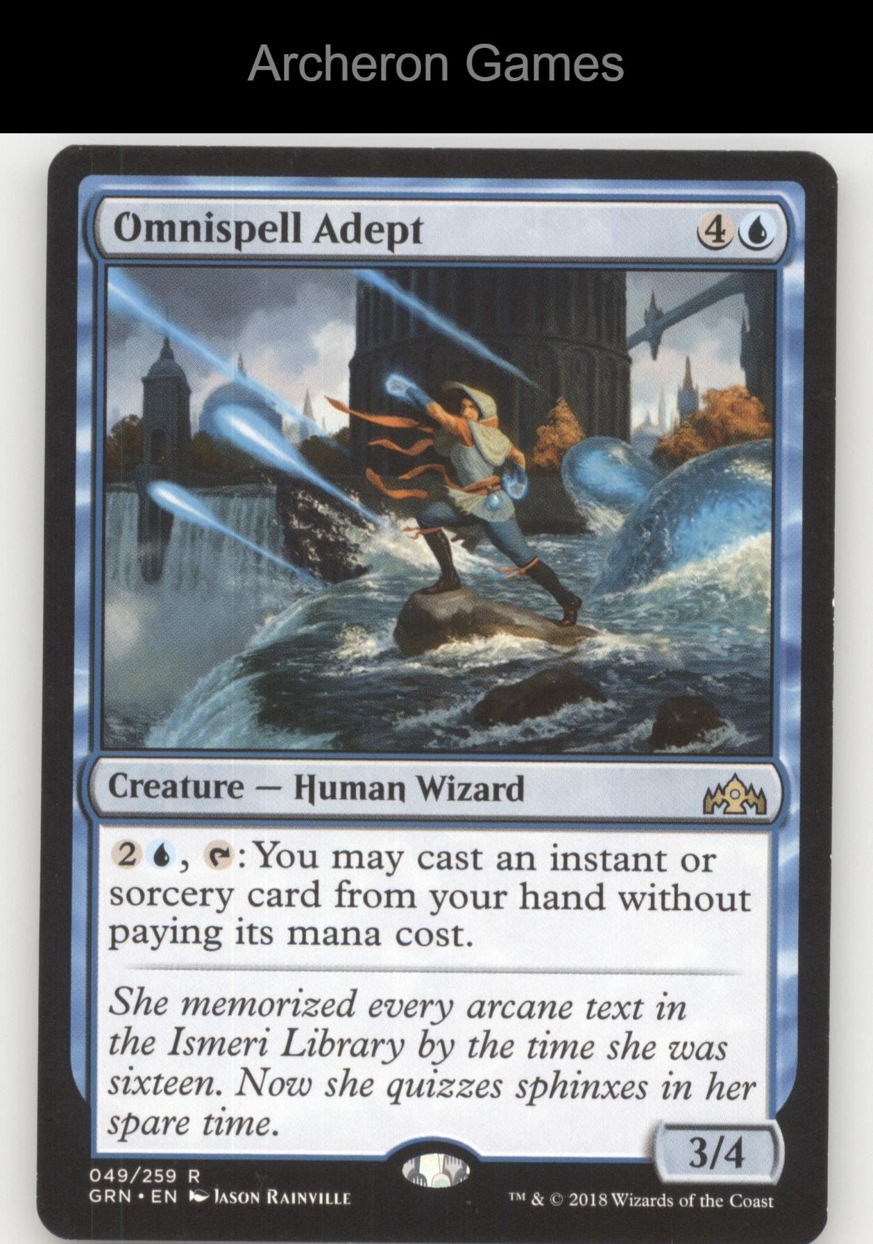 Omnispell Adept 49 R MTG Card Guilds of Ravnica
